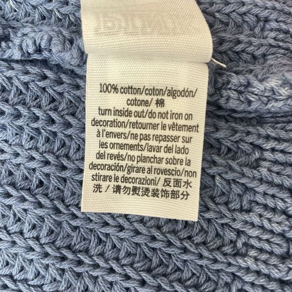 Victoria's Secret Sweater Womens XS Blue Cardigan Casual Knit VS Pink Pockets - Picture 4 of 6